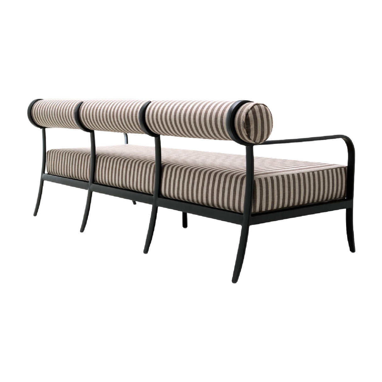   Modern European furniture - Black Aluminum Outdoor Sofa - www.oroa.com | Oroa.com