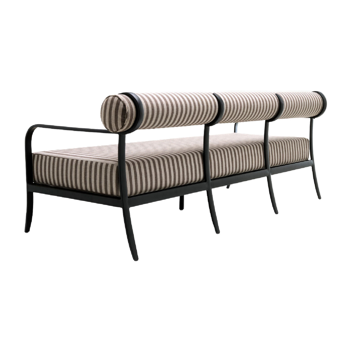   Modern European furniture - Black Aluminum Outdoor Sofa - www.oroa.com | Oroa.com
