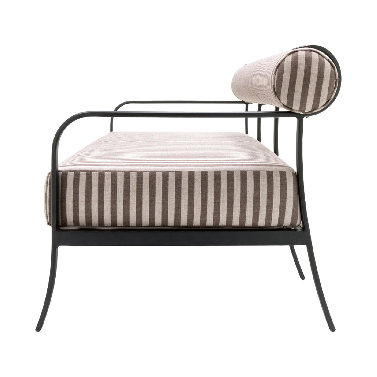   Modern European furniture - Black Aluminum Outdoor Sofa - www.oroa.com | Oroa.com