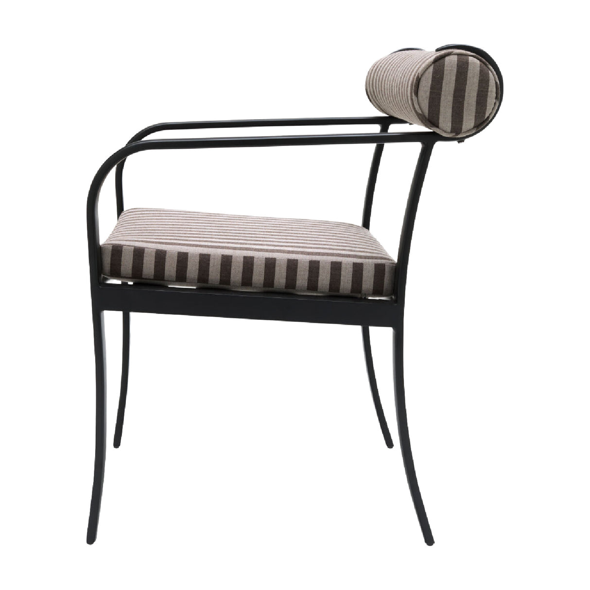   Modern European furniture - Black Aluminum Outdoor Dining Chair - www.oroa.com | Oroa.com