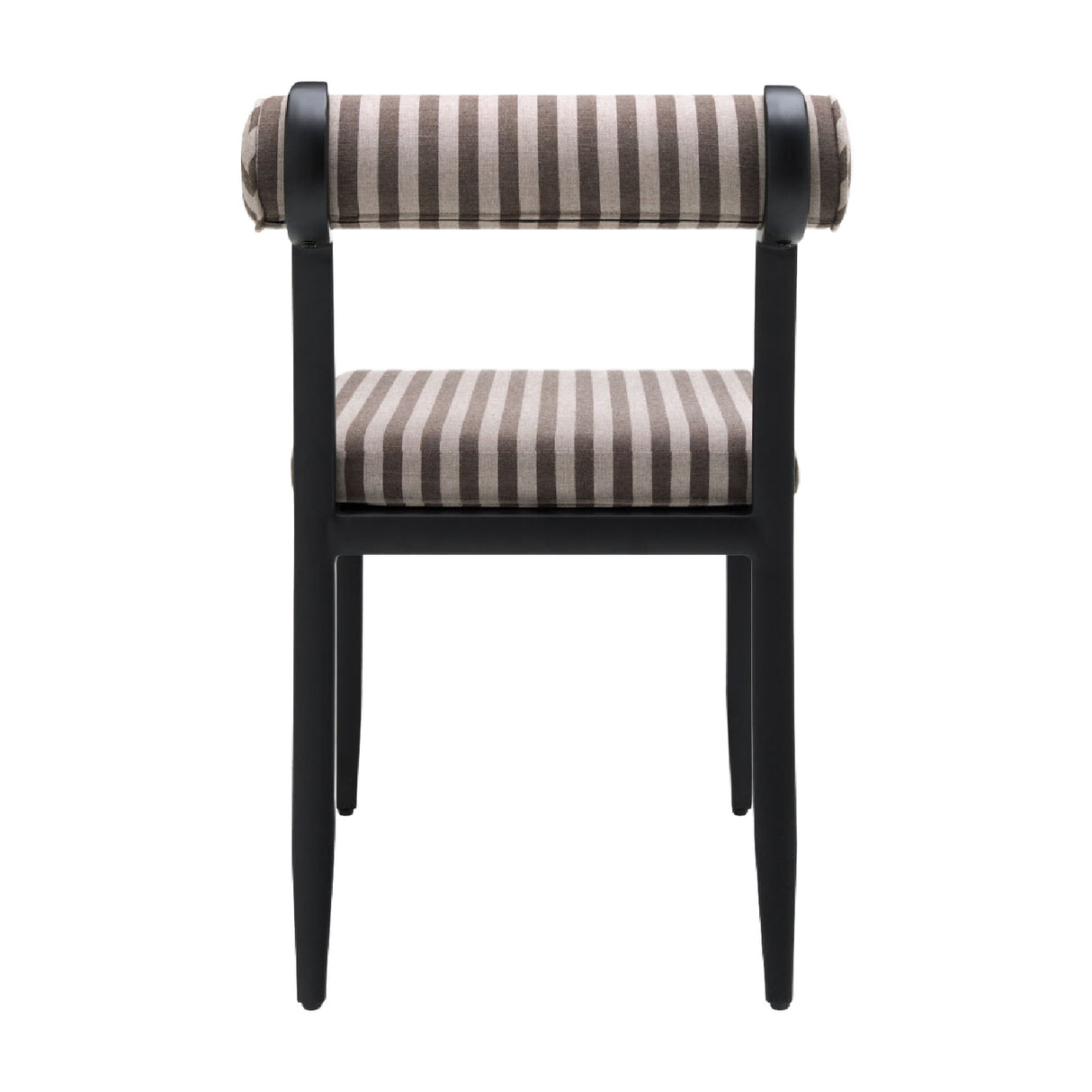  Modern European furniture - Black Aluminum Outdoor Dining Chairs (2) - www.oroa.com | Oroa.com
