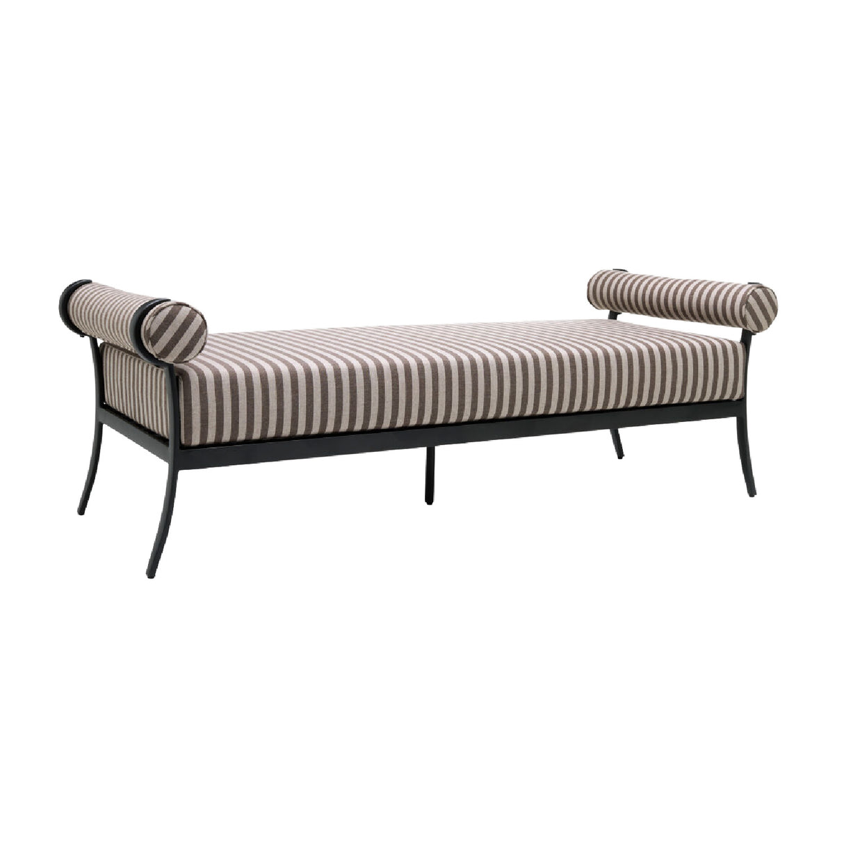   Modern European furniture - Black Aluminum Outdoor Bench - www.oroa.com | Oroa.com