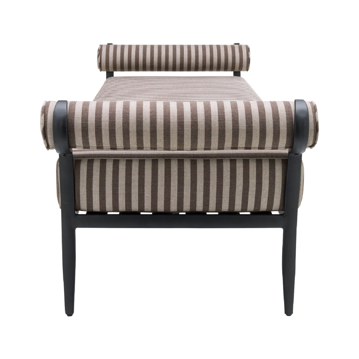   Modern European furniture - Black Aluminum Outdoor Bench - www.oroa.com | Oroa.com