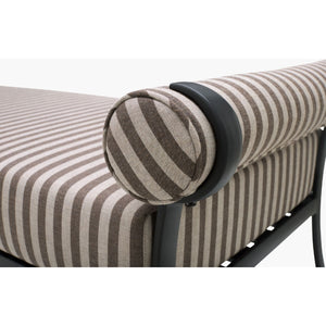   Modern European furniture - Black Aluminum Outdoor Bench - www.oroa.com | Oroa.com