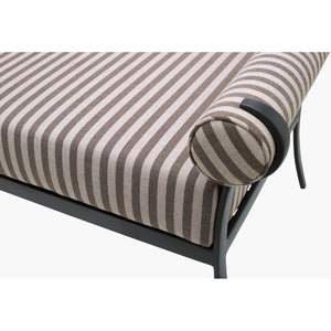   Modern European furniture - Black Aluminum Outdoor Bench - www.oroa.com | Oroa.com