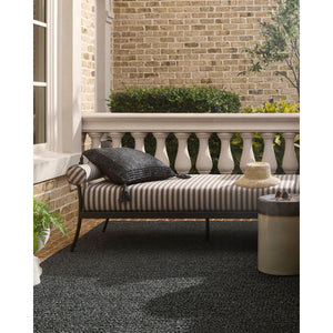   Modern European furniture - Black Aluminum Outdoor Bench - www.oroa.com | Oroa.com