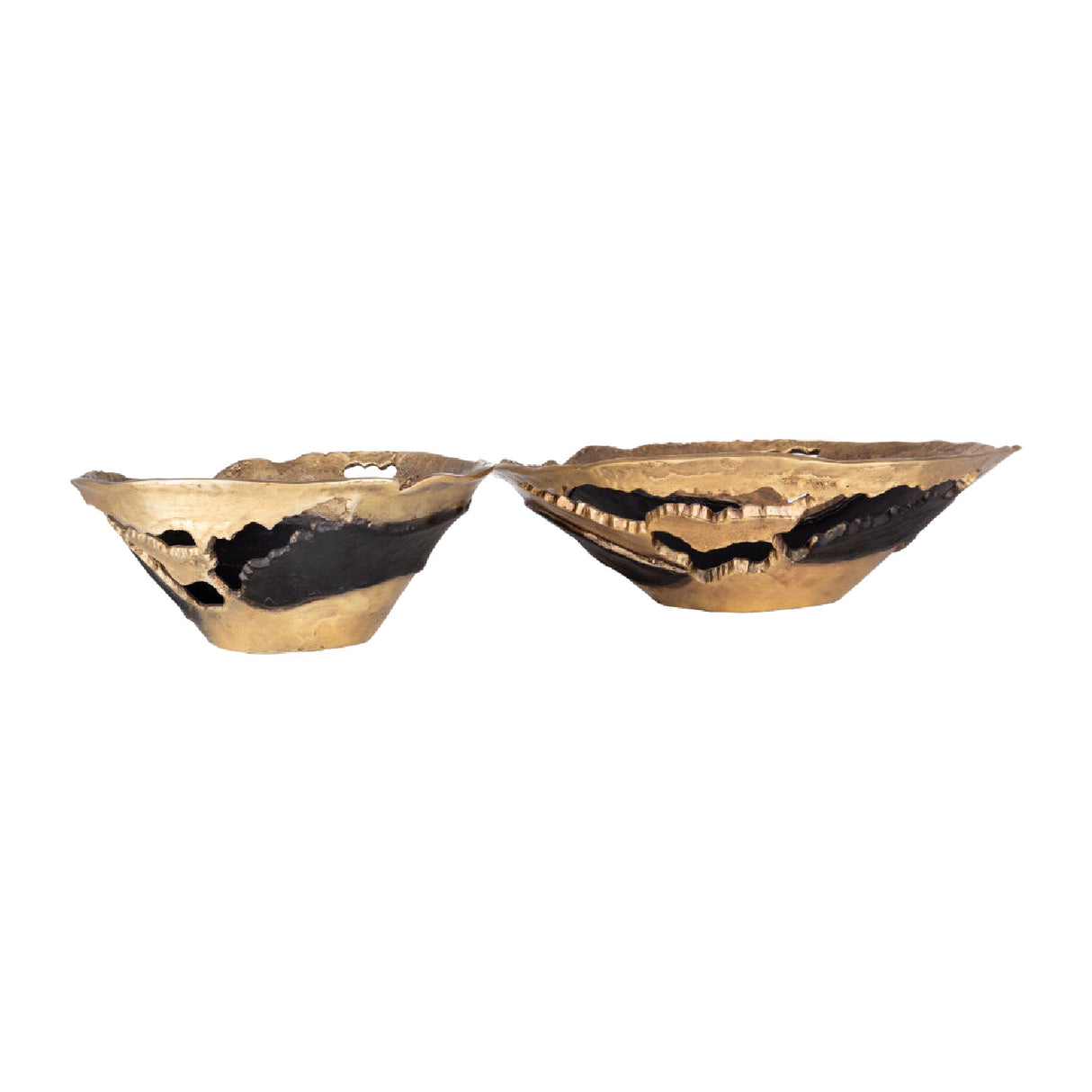   Modern European furniture - Antiqued Aluminum Decorative Bowls (2) - www.oroa.com | Oroa.com