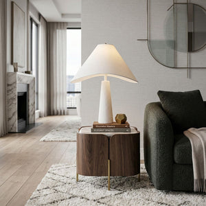   Modern European furniture - Cotton Shade Accent Table Lamp - www.oroa.com | Oroa.com