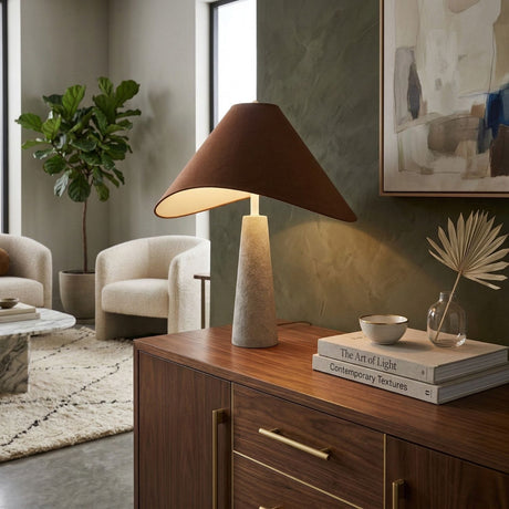   Modern European furniture - Cotton Shade Table Lamp - www.oroa.com | Oroa.com