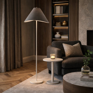   Modern European furniture - Cotton Shade Accent Floor Lamp - www.oroa.com | Oroa.com