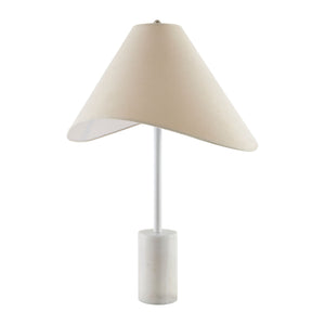   Modern European furniture - Marble Base Cotton Table Lamp - www.oroa.com | Oroa.com