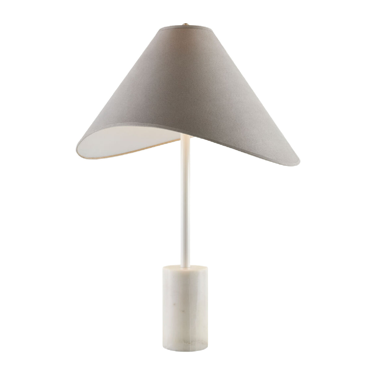  Modern European furniture - Marble Base Cotton Table Lamp - www.oroa.com | Oroa.com