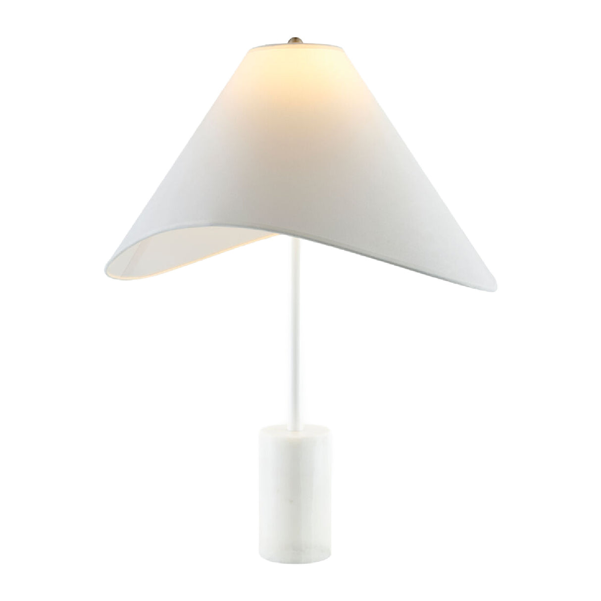   Modern European furniture - Marble Base Cotton Table Lamp - www.oroa.com | Oroa.com