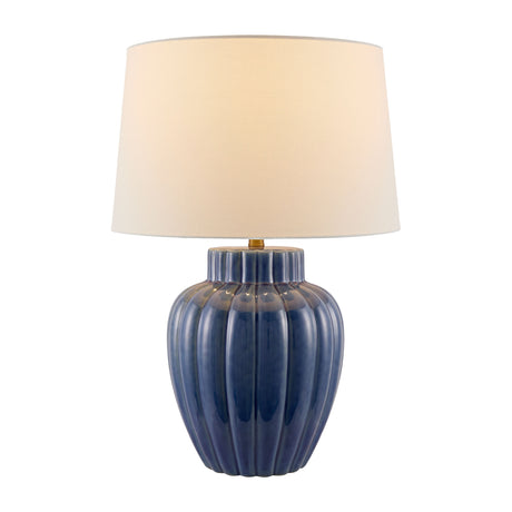   Modern European furniture - Blue Ceramic Accent Table Lamp - www.oroa.com | Oroa.com
