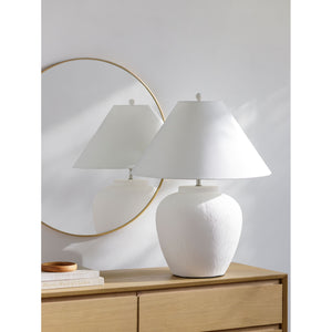   Modern European furniture - Cream Ceramic Accent Table Lamp - www.oroa.com | Oroa.com