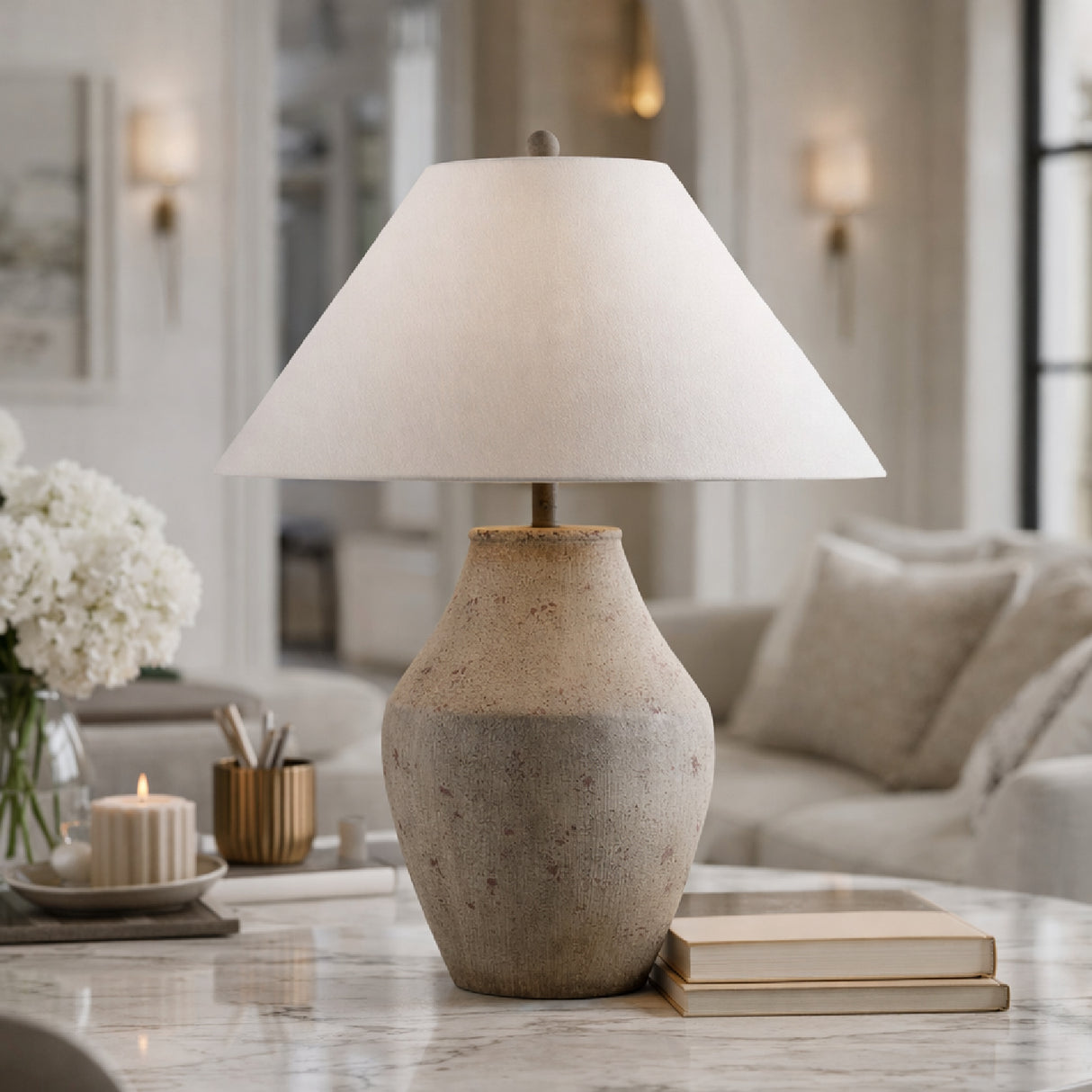   Modern European furniture - Ceramic Base Accent Table Lamp - www.oroa.com | Oroa.com