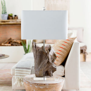   Modern European furniture - Organic Wooden-Look Table Lamp - www.oroa.com | Oroa.com