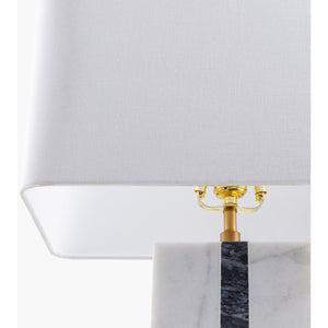   Modern European furniture - Marble White Linen Table Lamp - www.oroa.com | Oroa.com