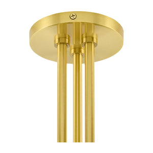  Modern European furniture - Electroplated Black 3-Light Chandelier - www.oroa.com | Oroa.com