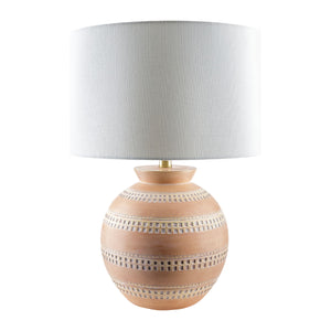   Modern European furniture - Painted Round Base Table Lamp - www.oroa.com | Oroa.com