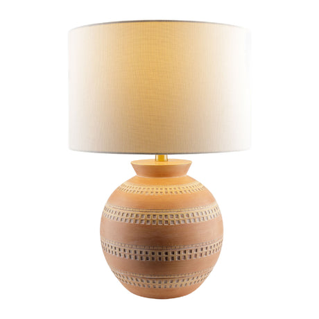   Modern European furniture - Painted Round Base Table Lamp - www.oroa.com | Oroa.com