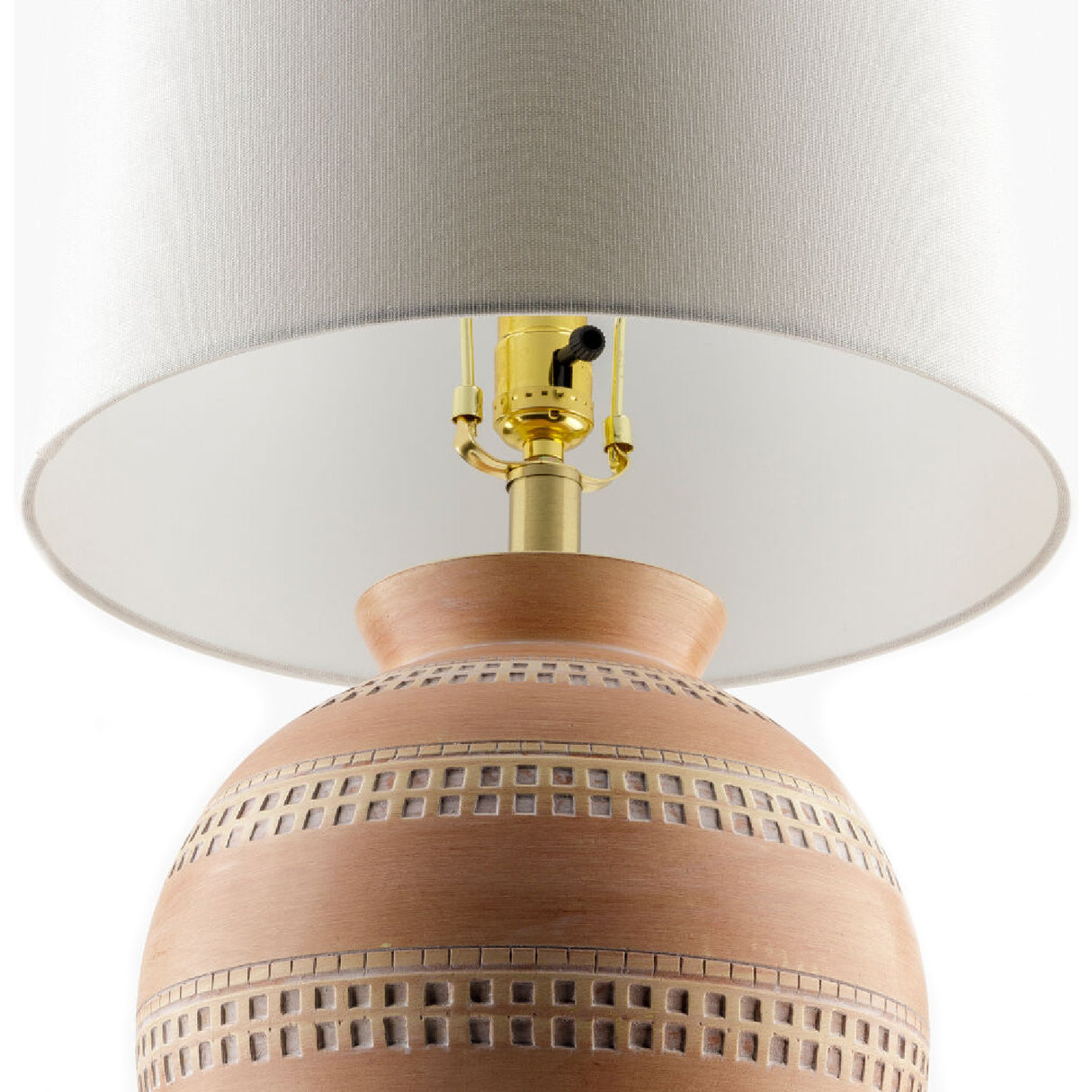   Modern European furniture - Painted Round Base Table Lamp - www.oroa.com | Oroa.com