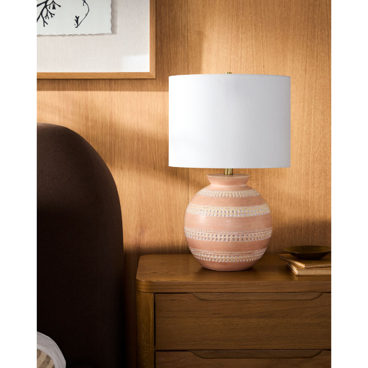   Modern European furniture - Painted Round Base Table Lamp - www.oroa.com | Oroa.com