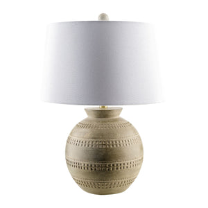   Modern European furniture - Painted Round Base Table Lamp - www.oroa.com | Oroa.com