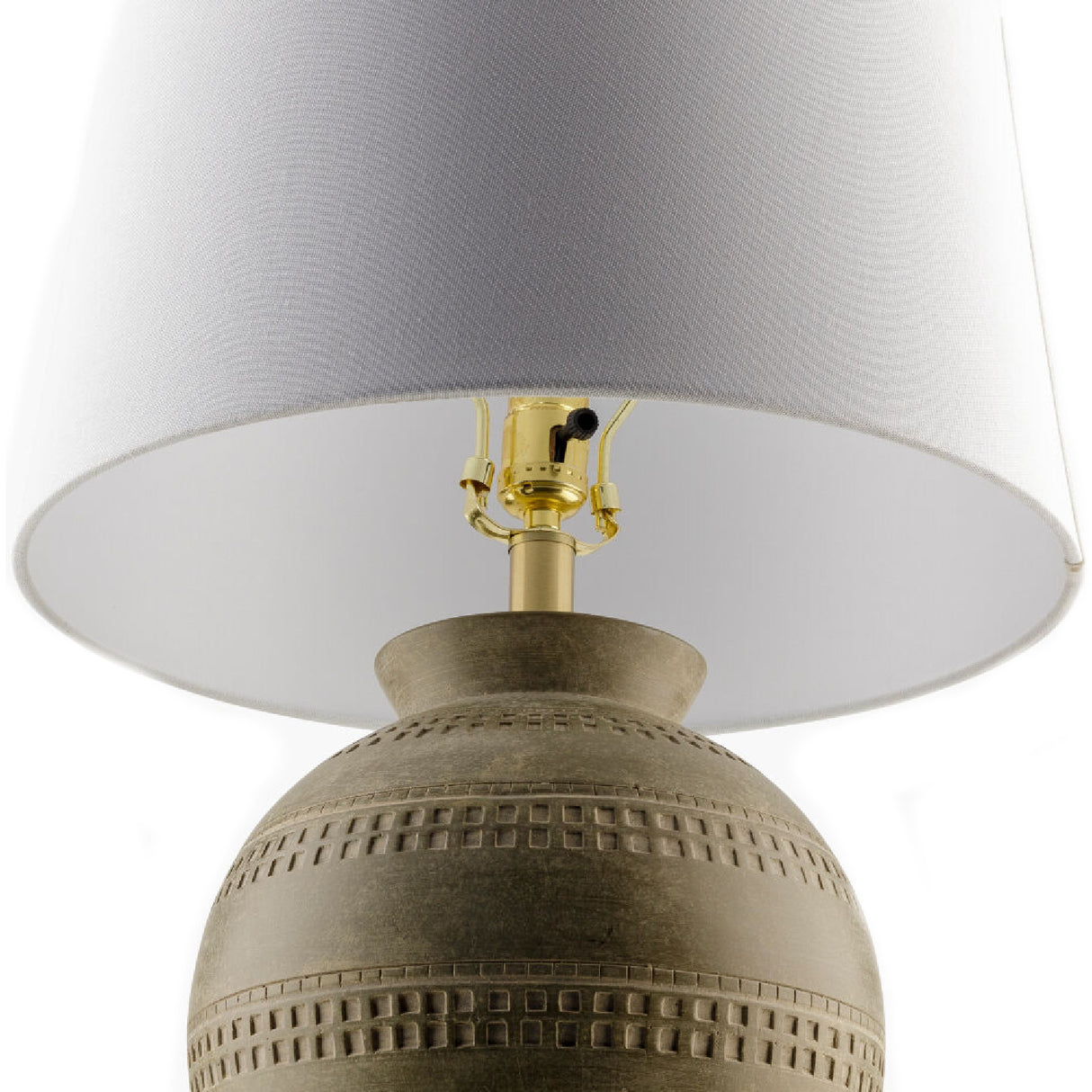   Modern European furniture - Painted Round Base Table Lamp - www.oroa.com | Oroa.com