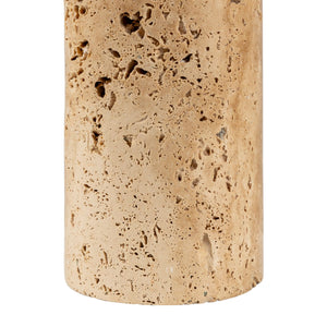   Modern European furniture - Travertine Cream Linen Table Lamp - www.oroa.com | Oroa.com