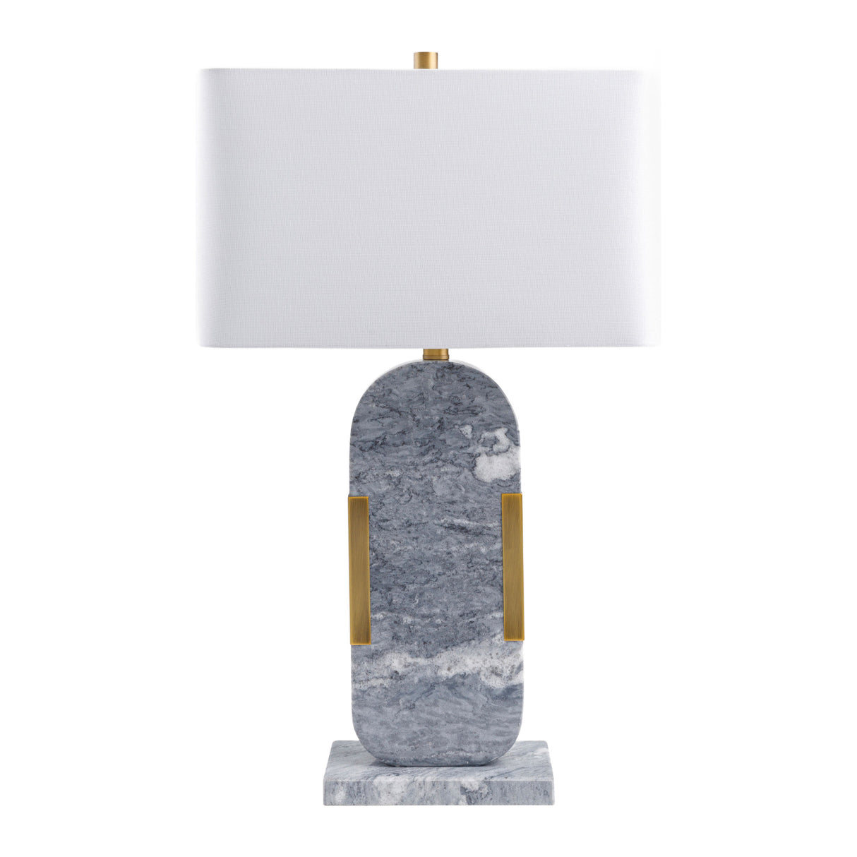   Modern European furniture - Gray Marble Accent Table Lamp - www.oroa.com | Oroa.com