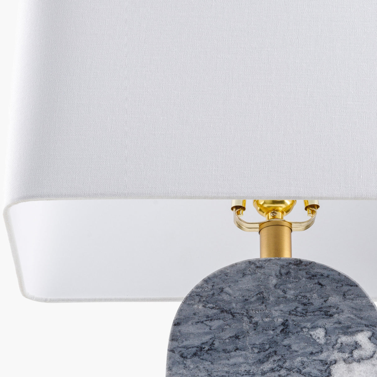   Modern European furniture - Gray Marble Accent Table Lamp - www.oroa.com | Oroa.com