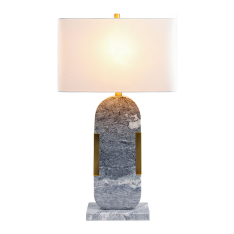   Modern European furniture - Gray Marble Accent Table Lamp - www.oroa.com | Oroa.com