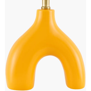  Modern European furniture - Ceramic White Linen Table Lamp - www.oroa.com | Oroa.com