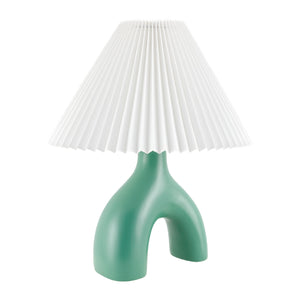   Modern European furniture - Ceramic White Linen Table Lamp - www.oroa.com | Oroa.com