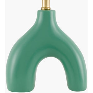   Modern European furniture - Ceramic White Linen Table Lamp - www.oroa.com | Oroa.com