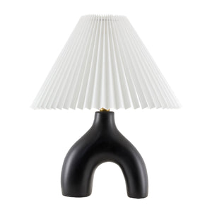   Modern European furniture - Ceramic White Linen Table Lamp - www.oroa.com | Oroa.com