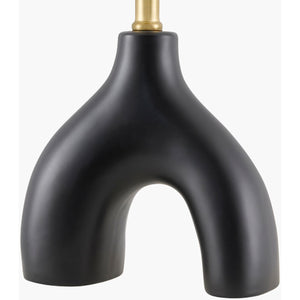   Modern European furniture - Ceramic White Linen Table Lamp - www.oroa.com | Oroa.com