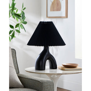   Modern European furniture - Ceramic Cream Linen Table Lamp - www.oroa.com | Oroa.com