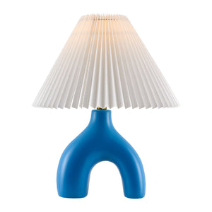   Modern European furniture - Ceramic White Linen Table Lamp - www.oroa.com | Oroa.com