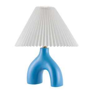   Modern European furniture - Ceramic White Linen Table Lamp - www.oroa.com | Oroa.com