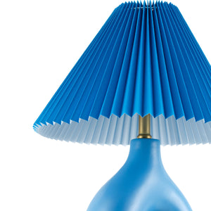   Modern European furniture - Ceramic Cream Linen Table Lamp - www.oroa.com | Oroa.com