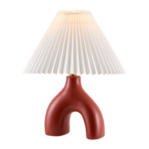   Modern European furniture - Ceramic White Linen Table Lamp - www.oroa.com | Oroa.com