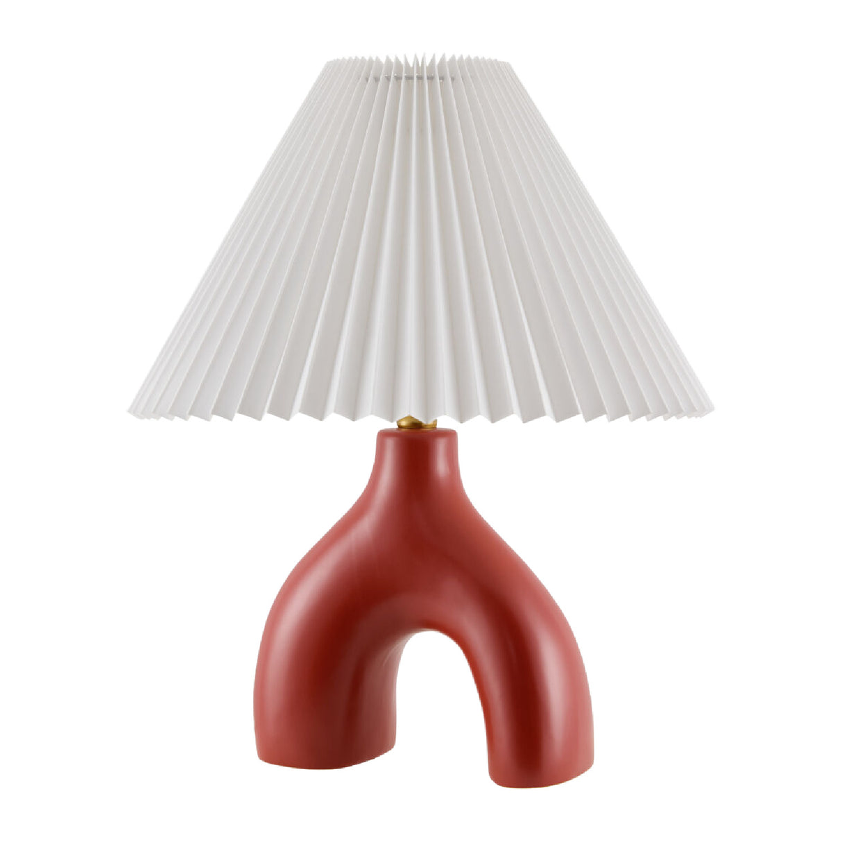   Modern European furniture - Ceramic White Linen Table Lamp - www.oroa.com | Oroa.com