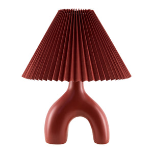   Modern European furniture - Ceramic Cream Linen Table Lamp - www.oroa.com | Oroa.com