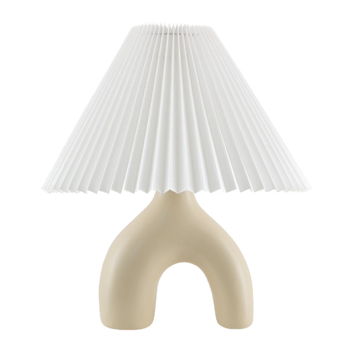   Modern European furniture - Ceramic White Linen Table Lamp - www.oroa.com | Oroa.com