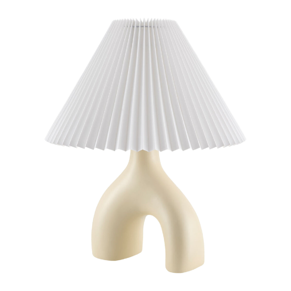   Modern European furniture - Ceramic White Linen Table Lamp - www.oroa.com | Oroa.com