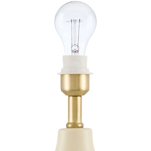   Modern European furniture - Ceramic White Linen Table Lamp - www.oroa.com | Oroa.com