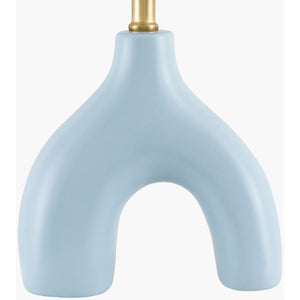   Modern European furniture - Ceramic White Linen Table Lamp - www.oroa.com | Oroa.com