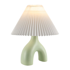   Modern European furniture - Ceramic White Linen Table Lamp - www.oroa.com | Oroa.com